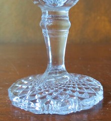 Indiana Glass EAPG Bird & Strawberries 4 3/8” Clear Wine Goblet(s)