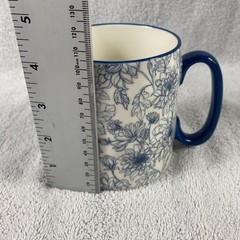 Artisan Collection 10SS Floral Mug 4.5″ Ceramic Coffee Tea Cup USA Design