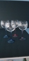 Lenox Butterfly Meadow Etched Balloon Wine Glasses Set Of 4 LB2
