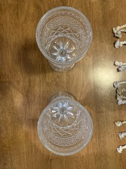 Vintage Set Of 2 Anchor Hocking Wexford Water Goblet 6.625″ Stemmed Glasses