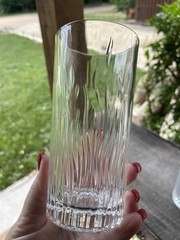 Set Of 5 RCR Royal Crystal Rock FIRE Highball Glasses Royal Crown Italy Barware