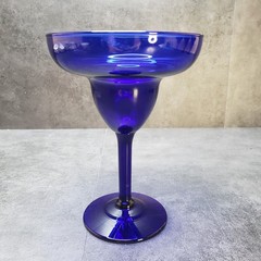 Cobalt Blue Margarita Cocktail Glasses