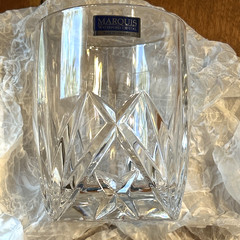 Set 4 Waterford Marquis Brookside Oversized Crystal Double Old Fashioned Glasses