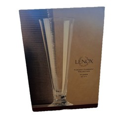 NIB Lenox Tuscany Classics Crystal 18.5 Oz Pilsner Set Of 4 Made In Austria