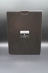 Set of 2 JOHN ROCHA Waterford Crystal Black Cut Red Wine Glasses Original Box.