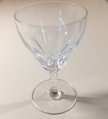 Vintage Val St Lambert Riviera Water Goblet 6 1/8″ Signed Discontinued