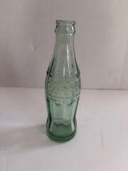 Vintage Coca-Cola Green Glass Bottle 6.5 oz Fort Lauderdale Embossed Soda Collec