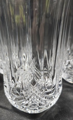 Vintage Set Of 4 ~ Cristal d’Arques «CRA148» High Ball Glasses 5 -1/8” Tall