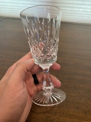 SET (11) VTG BEAUTIFUL Stuart Crystal GLENDEVON Wine Glasses 6.5″H SIGNED