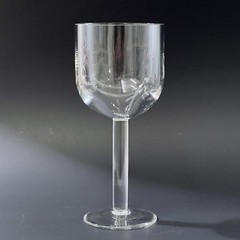Calvin Klein Crystal BELLPORT Ultra Clear Thick Stemmed Wine Glass 7 7/8″