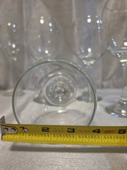 Vintage Set of 7 Yugoslavian Rogaska Mouth Blown Crystal Glasses – 2 Sizes