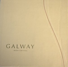 Galway Irish Crystal Kylemore Wine Water Goblets Set of 4 New in Box