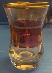 Lot Of 6 Turkish Tea Glasses 3 3/8” X 2 1/4”