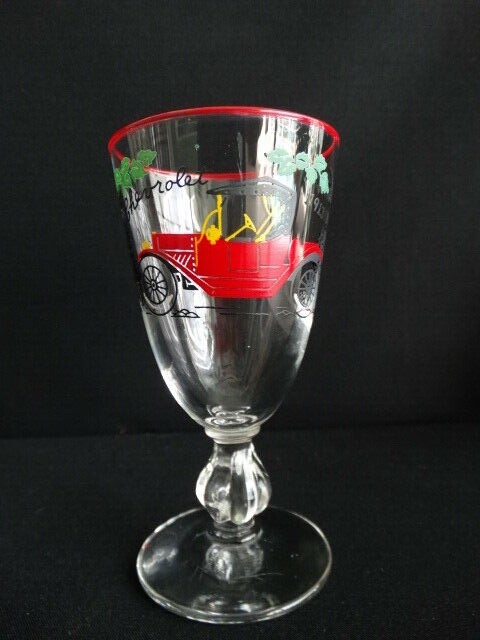 Mid-Century Modern Libbey/Rock Sharpe Horseless Carriage Wine Glass Stem 3003