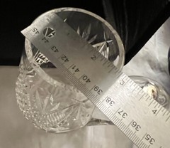 Waterford Crystal Beer Tankard Drinking Mug Cup Handled Large 5”