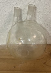 Unmarked 3000ml Two Neck Round Bottom Boiling Flask (24/40, 29/42)
