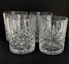 Shannon Godinger Dublin 3-7/8″ Double Old Fashioned Whiskey Rocks Glass Set of 4