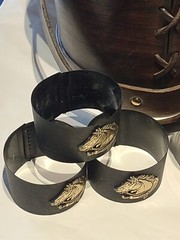 Leather Ice Bucket Glass Rocks old Whiskey tumblers decanter vinyl cozies 1960’s