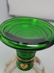 ROEMER GERMAN Military Assistance Wine GLASS Goblet w/ Etched Grapes 1963