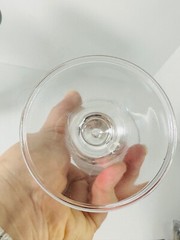 MCM Checkered Silver rim Stemmed Glasses Pilsner Dorothy Thorpe Style Band RARE