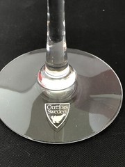 12 NIB Vintage Orrefors Crystal OPTICA Symphony Wine Glass 8 5/8 Gunnar Cyren