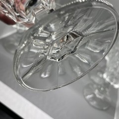 Set of 8 Cristal D’Arques Durand Pompadour Wine Glasses 7 1/4 “ Tall