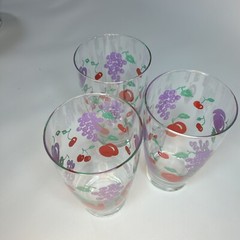 3-24 once Vintage Retro Colorful Fruit Ice Tea Glasses Swanky Swig Granny Core