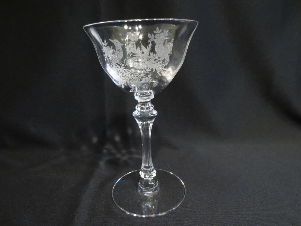 TIFFIN PERSAIN PHEASANT LIQUOR COCKTAIL GOBLET