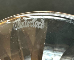 Waterford Crystal Kenmare Water Goblets Glasses stems 6 3/4″ H Set of 3