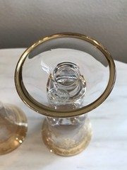 Champagne Flutes Crystal Glasses SC Line Made in Italy Set of 2