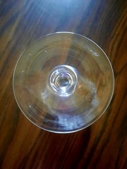 Set Of 2 VTG Saint Louis Crystal Cleo Etched Wine Glasses Pre-1936