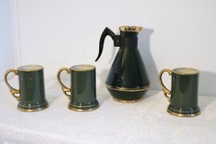 REGAL JAMES BEAM DISTILLING LOCKHART WOODLAND CHIPMUNK 1 – Pitcher 3-Mugs Steins