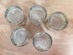 Set of 5 Cera Enchanted Forest Last Unicorn 22K Double Old Fashion Tumblers
