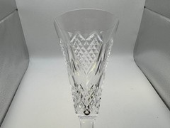 Pair of Waterford Crystal Wedding Heirloom Collection Champagne Flutes Glasses