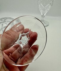 2 Vintage Gorham Crystal Lady Anne Ice Tea Glasses Tall Germany Discontinued