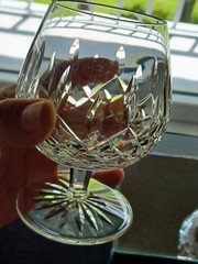 One Waterford Crystal Lismore Brandy Snifter 5 1/4″ Tall.