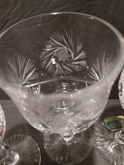 Set Of 6 Lausitzer Cut Pinwheel Crystal Cordials German Democratic Republic