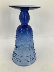 Vintage Mikasa Studio Nova Adirondack Southwestern Cobalt Blue Water Glass EUC