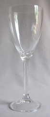 Water Goblet Glass Studio Nova Crystal Alexandra Pattern Clear 8 1/2″