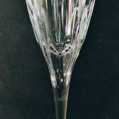 LENOX FIRELIGHT PLATINUM CHAMPAGNE TOASTING FLUTE, Lead Crystal, 9 3/8″, 8oz