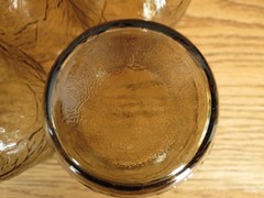 Anchor Hocking Sherwood Spicy Brown Glasses Set of 4