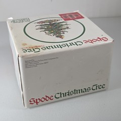 Set Of 4 Spode Christmas Tree Double Old Fashioned Glasses With Box