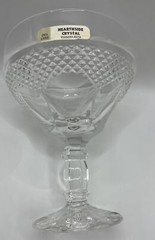 Hearthside Crystal Champagne Sherbet Glass 8 oz Yugoslavia with origanal sticker
