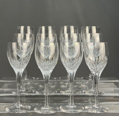 12 Atlantis Crystal PARIS 8 1/4″ Wine Glasses: MINT