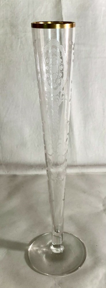 Tiffin Crystal June Night 10 5/8″ Bud Vase