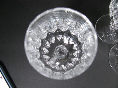 Colchester by Hutschenreuther Hand Blown Cut Crystal Wine Goblets Bavaria Mint