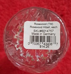 Gorham Crystal Rosewood Highball