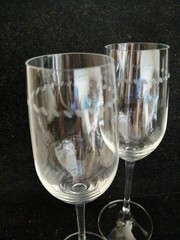 Lot of 3 Riedel Vintage Champagne Glasses 9-3/4″H Marked