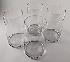 Mikasa Crystal Hand Blown Glasses (4) 5.75” Tall