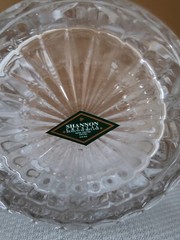 Dublin Crystal Biscuit Box. Shannon Crystal by Godinger- New